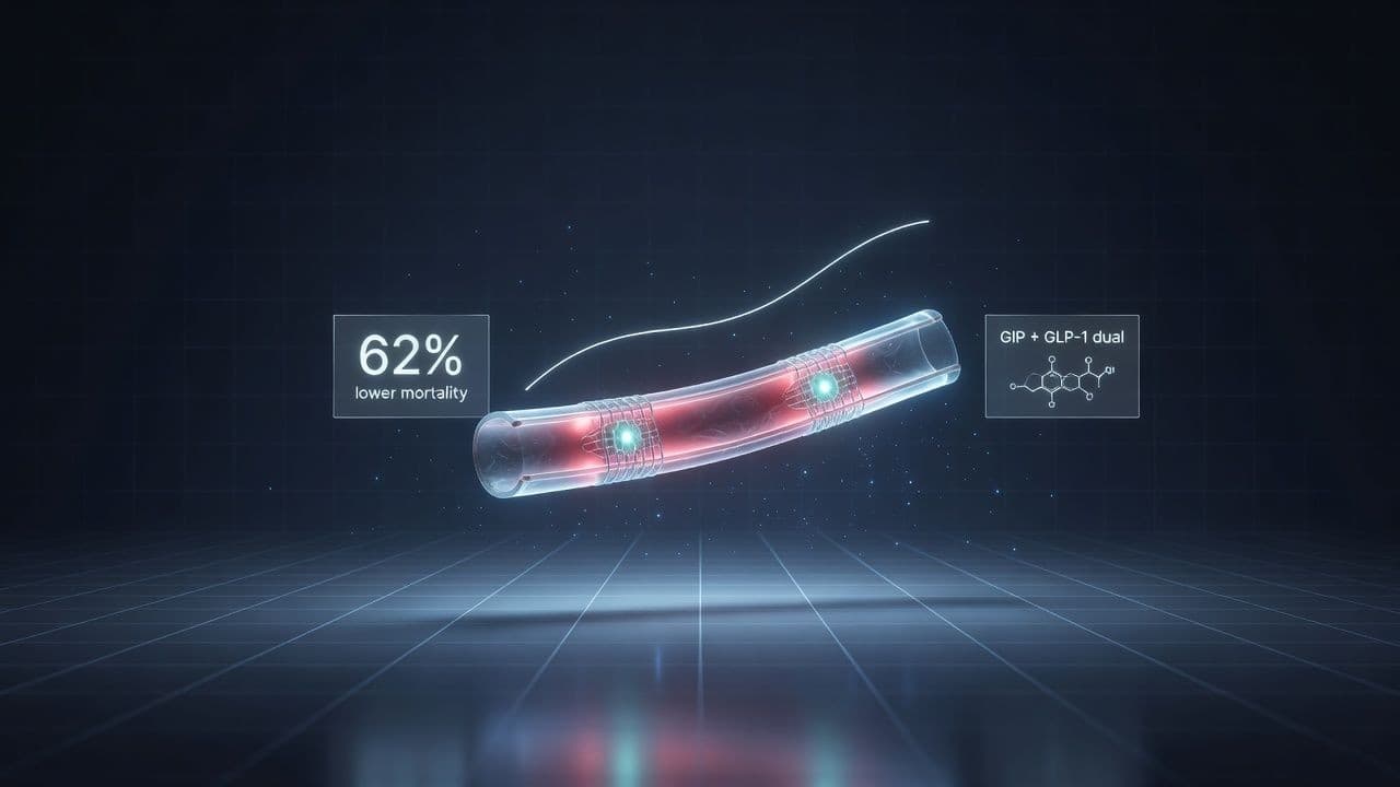Tirzepatid snižuje mortalitu po PCI u pacientů s T2D o 62 % (SCAI Montreal 2026)