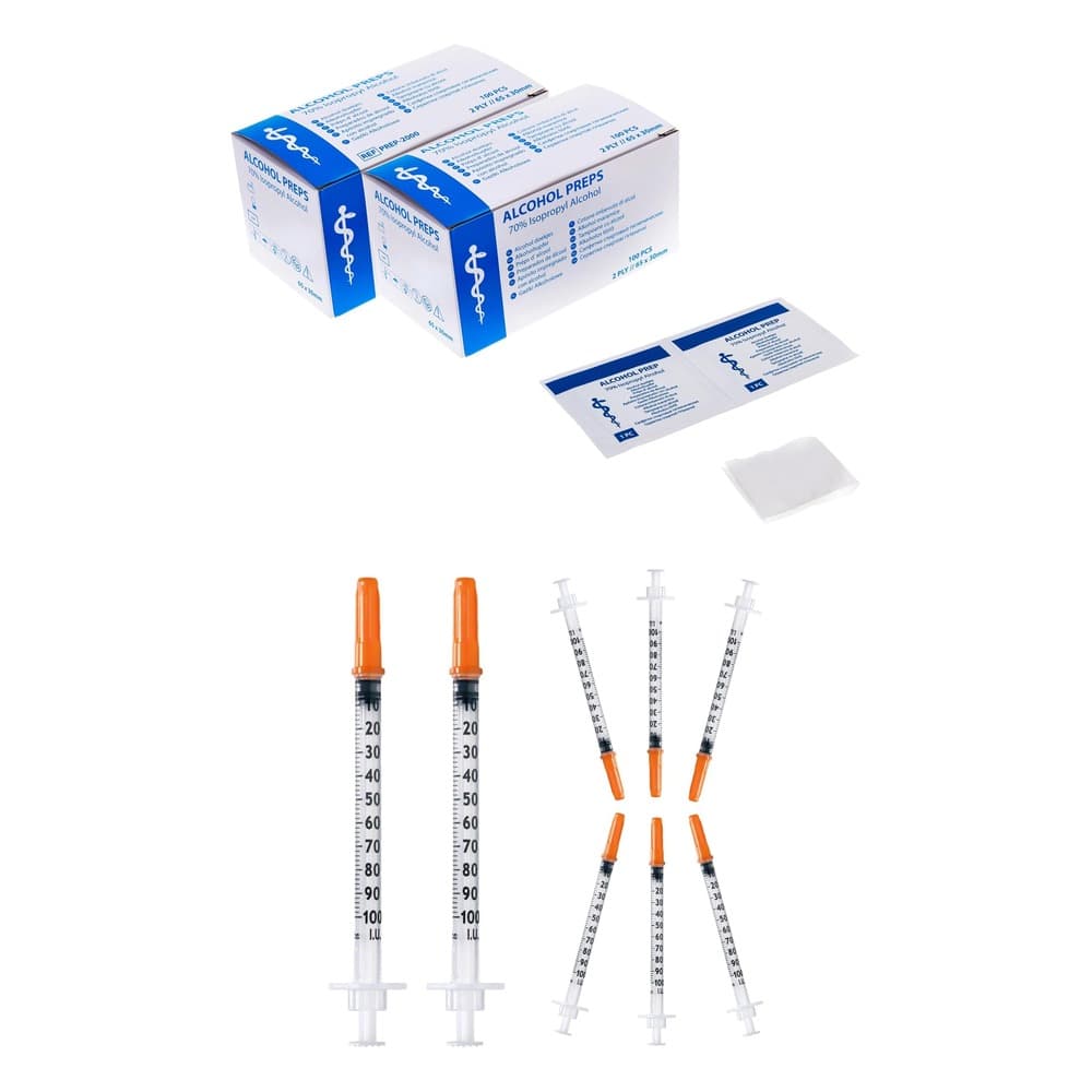 Injection Workflow Kit (Syringes + Pads)