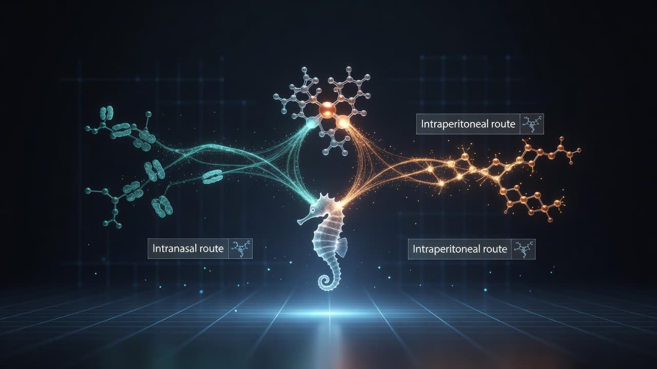 GHK-Cu: Indgivelsesvej præger hippocampus-profilen (muse-preprint 2026)