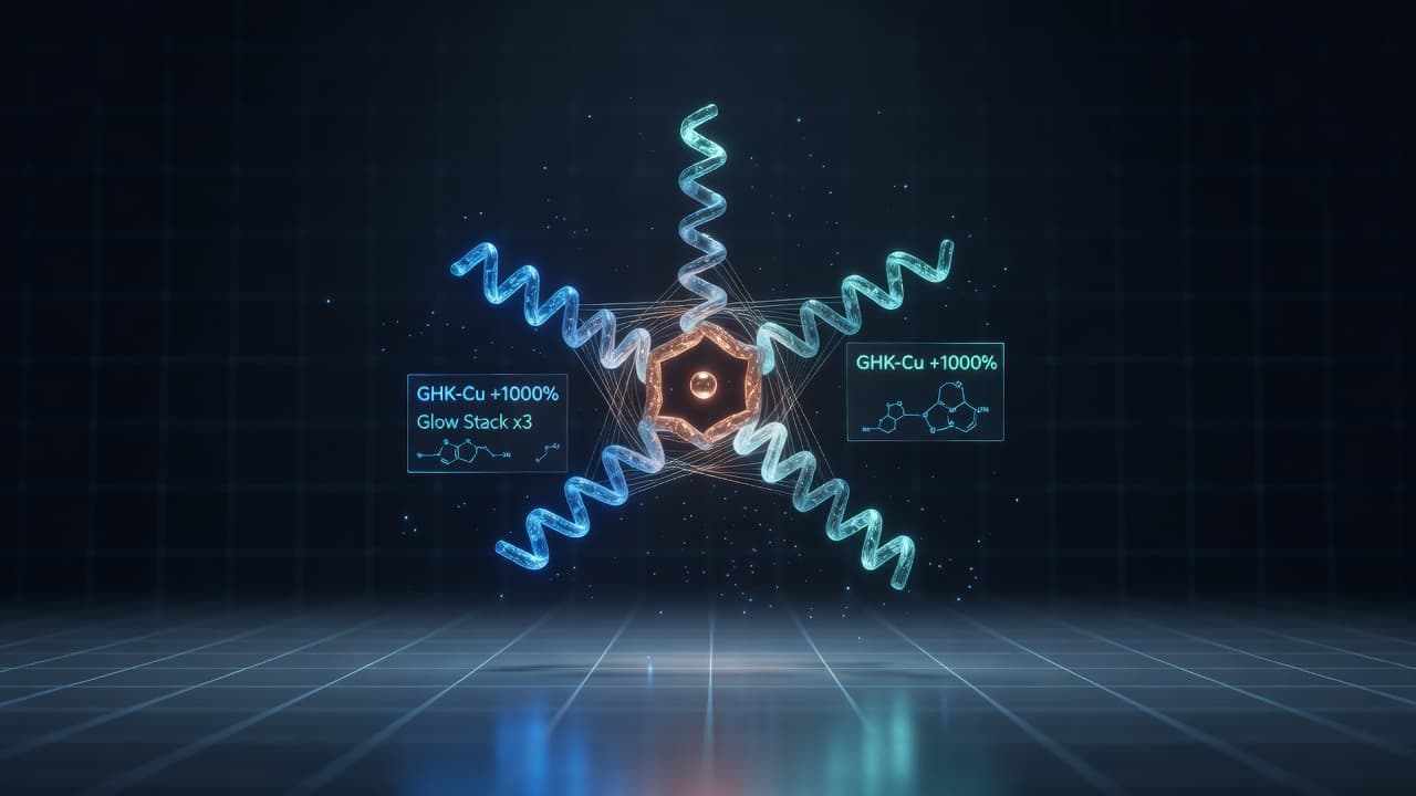 Glow Stack 2026: BPC-157 + TB-500 + GHK-Cu - Proč je teď tak populární