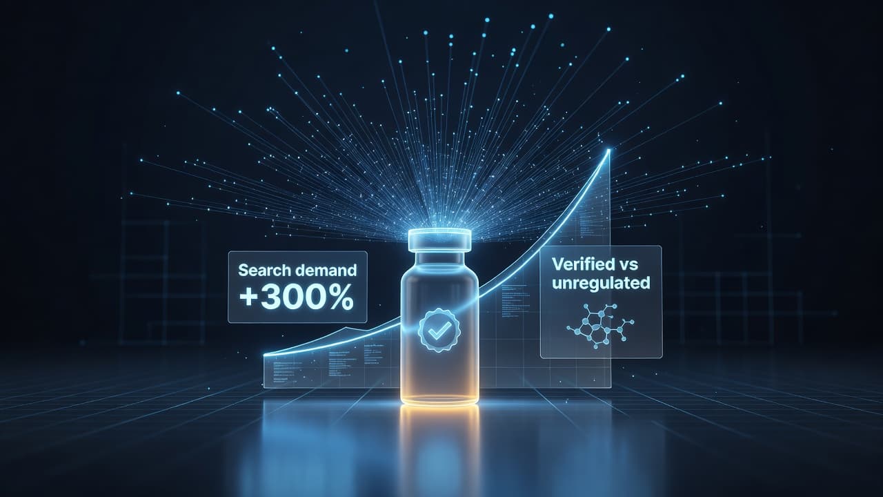 Peptidy v mainstreamu: Proč CBS, Politico a Men's Health najednou píší o peptidech