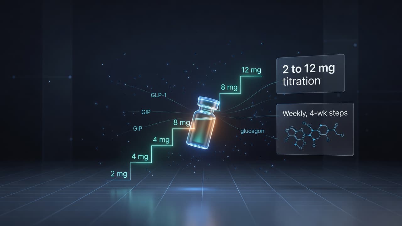 Retatrutid Dosierung und Titration in der klinischen Forschung