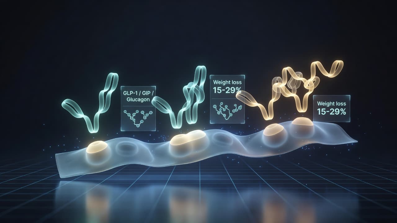 Retatrutide vs Tirzepatide vs Semaglutide: Vergleich von Wirkmechanismus, Studiendaten und Status