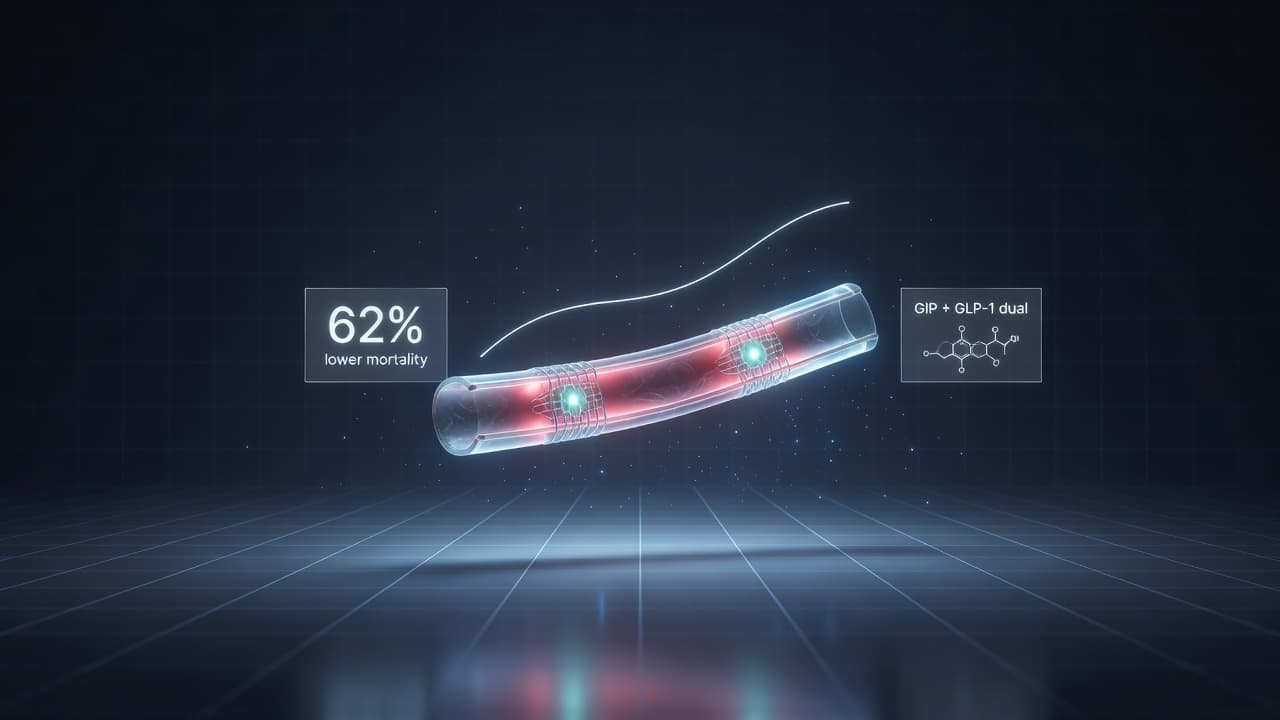 Tirzepatid senkt Post-PCI-Mortalität bei T2D-Patienten um 62% (SCAI Montreal 2026)