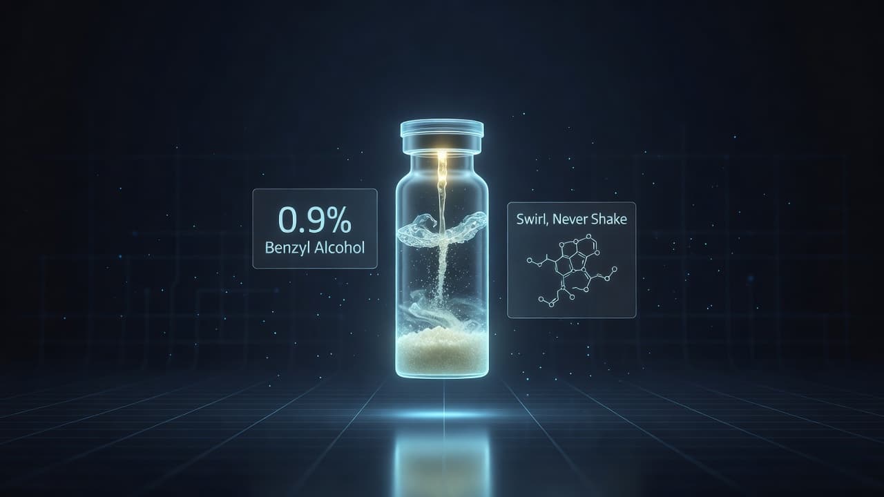 Příslušenství pro peptidový výzkum: Bakteriostatická voda & více
