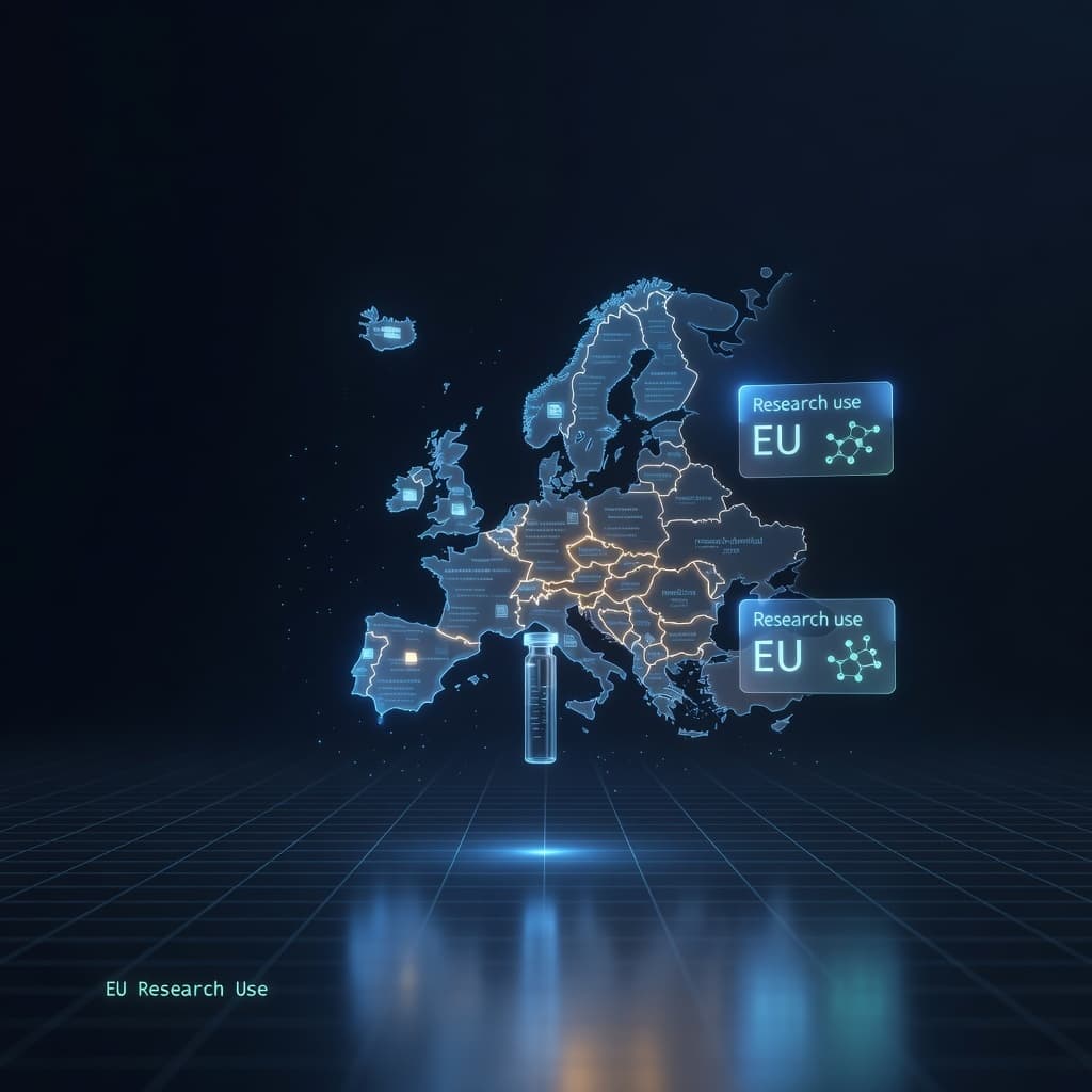 Les peptides de recherche sont-ils légaux en Europe ? Le paysage réglementaire de l'usage recherche