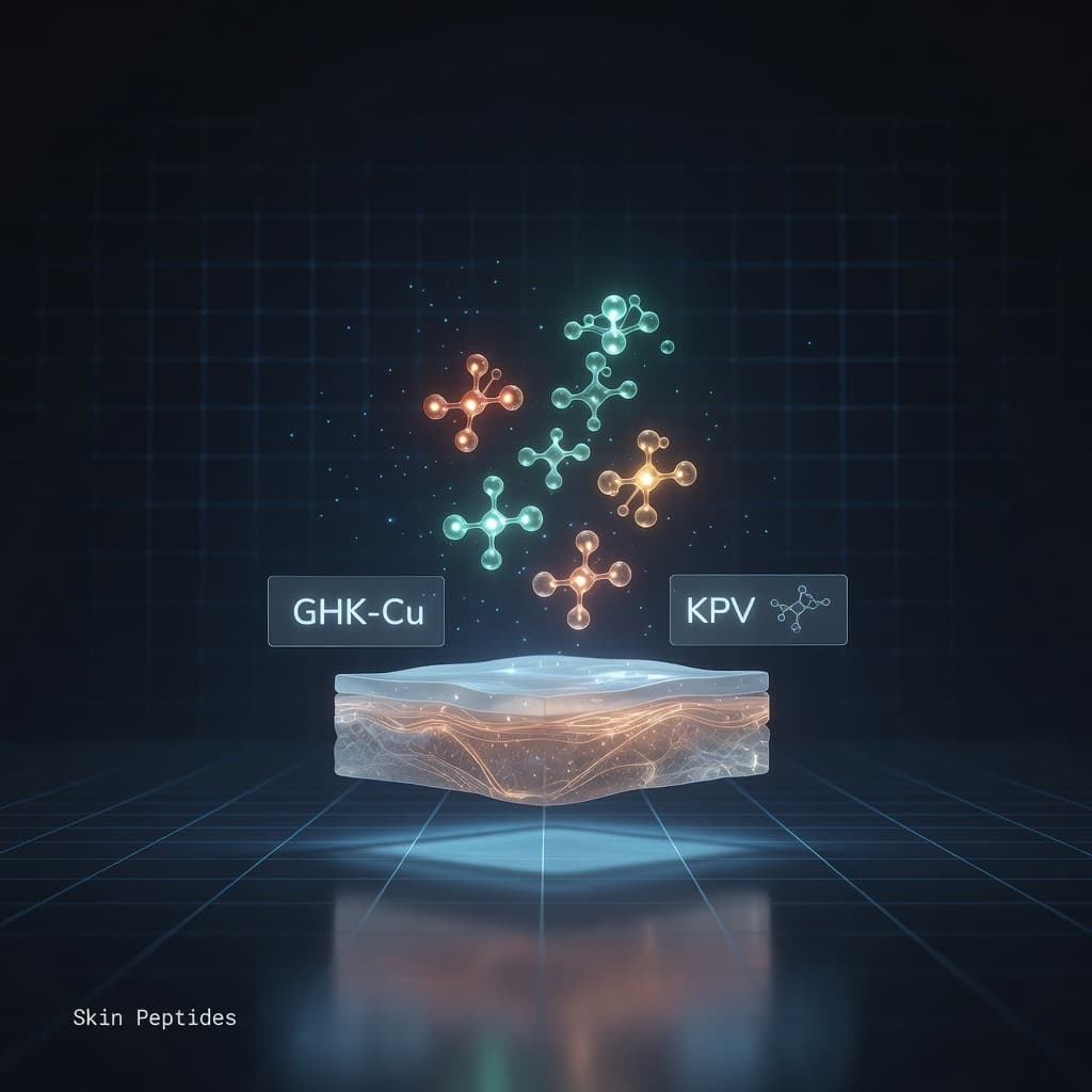 Cosmetic and Skin Peptides in Research: GHK-Cu, KPV and the GLOW Blend