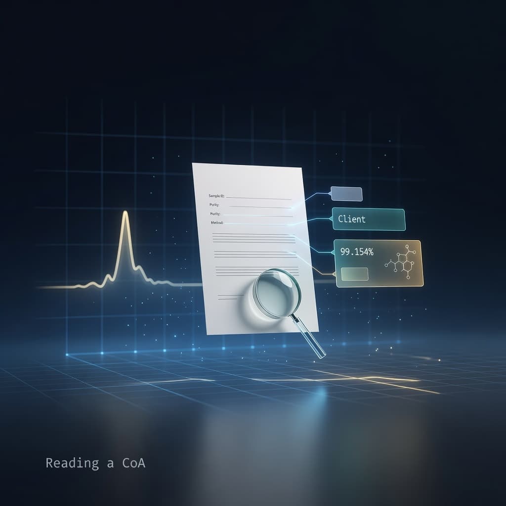 Een analysecertificaat lezen: een echt rapport, veld voor veld